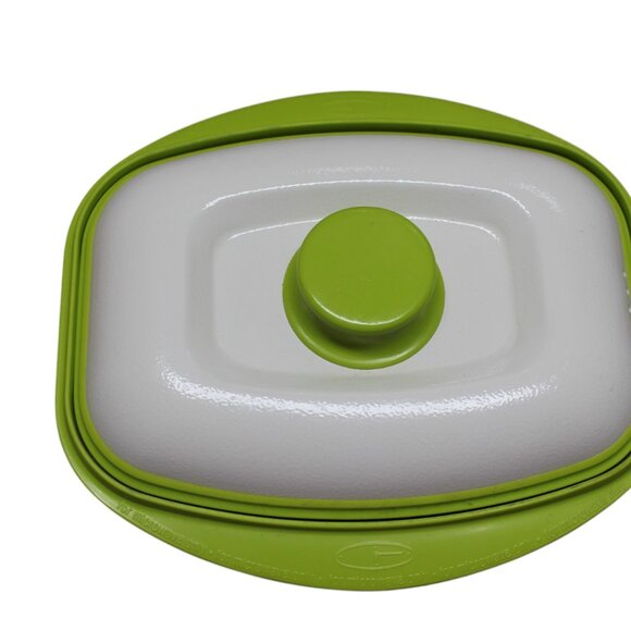 Vintage Microwave Grill RANGE MATE Multi-Cooker Nonstick Lime Green + book NEW - Picture 4 of 10